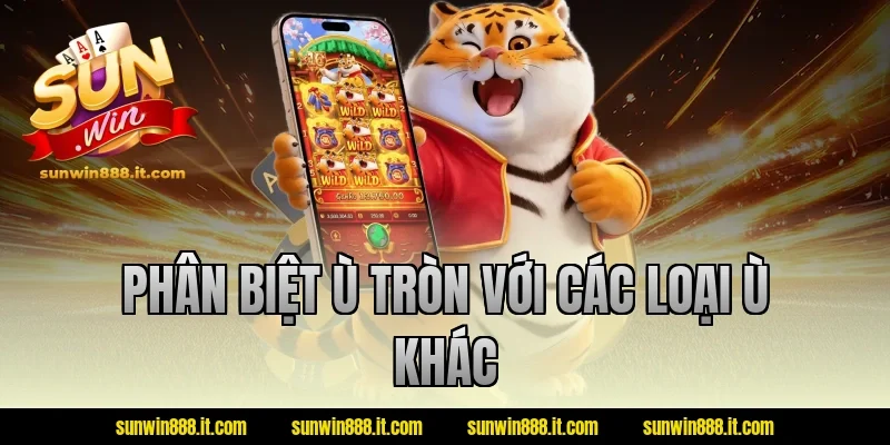 Phân biệt ù tròn với các loại ù khác